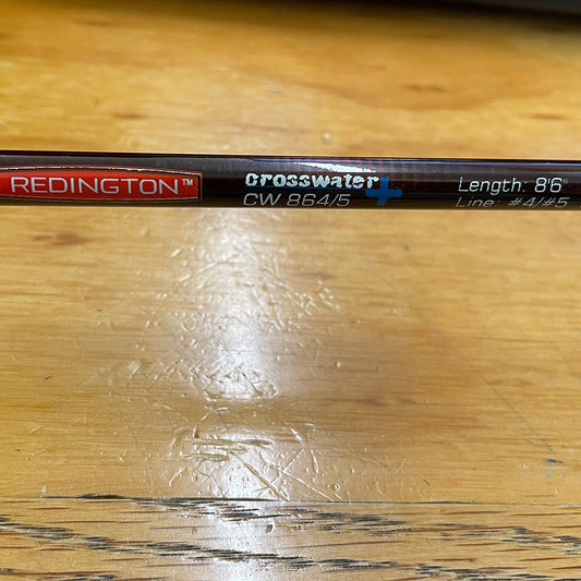 USED Redington Crosswater 8'6" 4-5weight 2pc rod